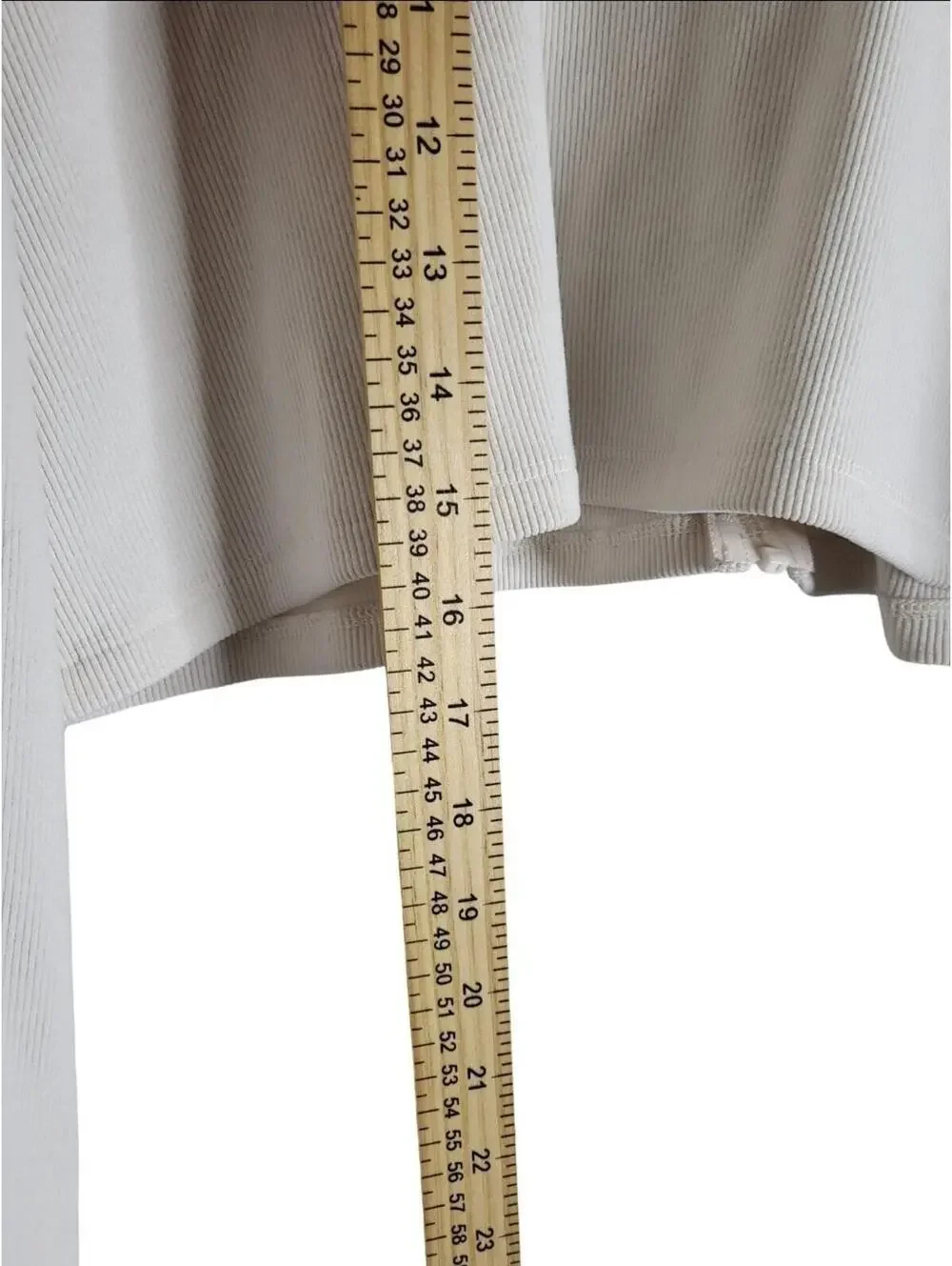 Wild Fable Cream Colored Cropped Ribbed Zip Up Hoodie Size Large - Picture 8 of 9